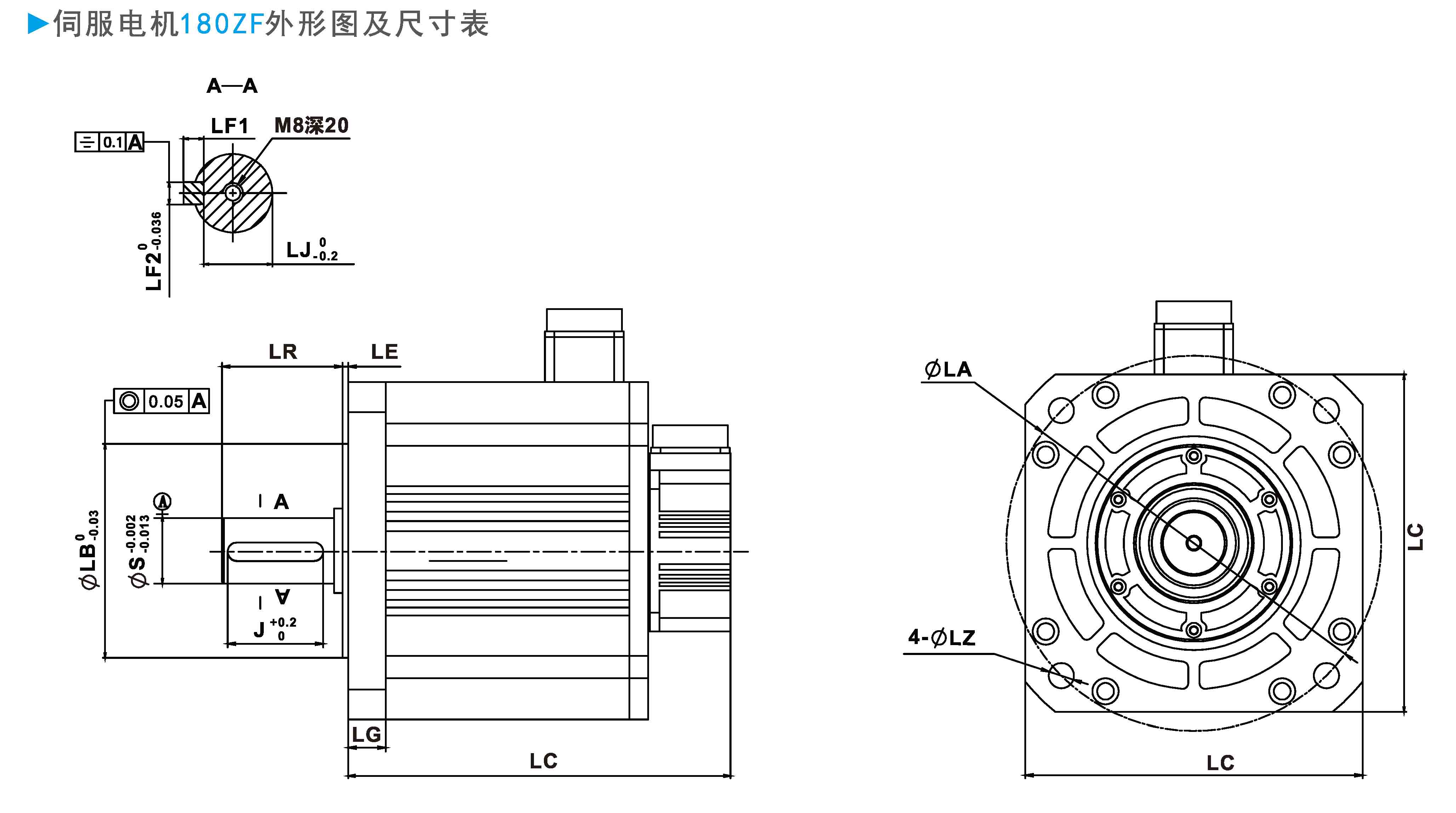 ZF180 380V系列通用型伺服電機(jī)外形圖及尺寸表.jpg